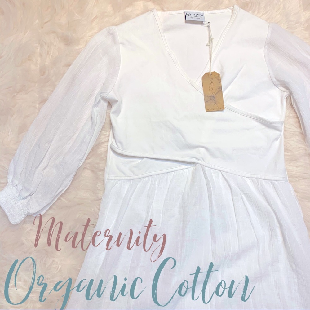 Paola Mari Organic Cotton Maternity Top